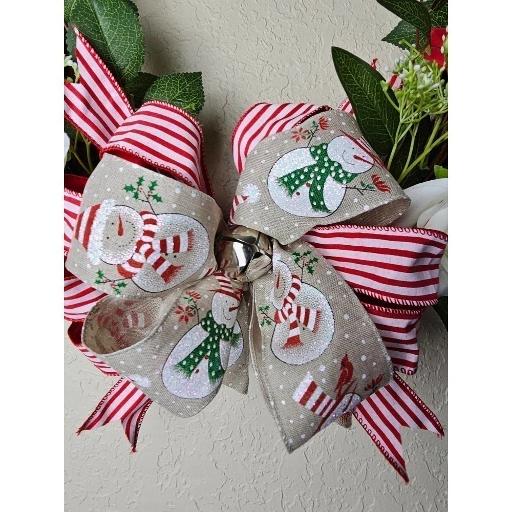 Christmas Snowman Wreath, Snowman Wreath, Winter Wreath, Christmas Wreath